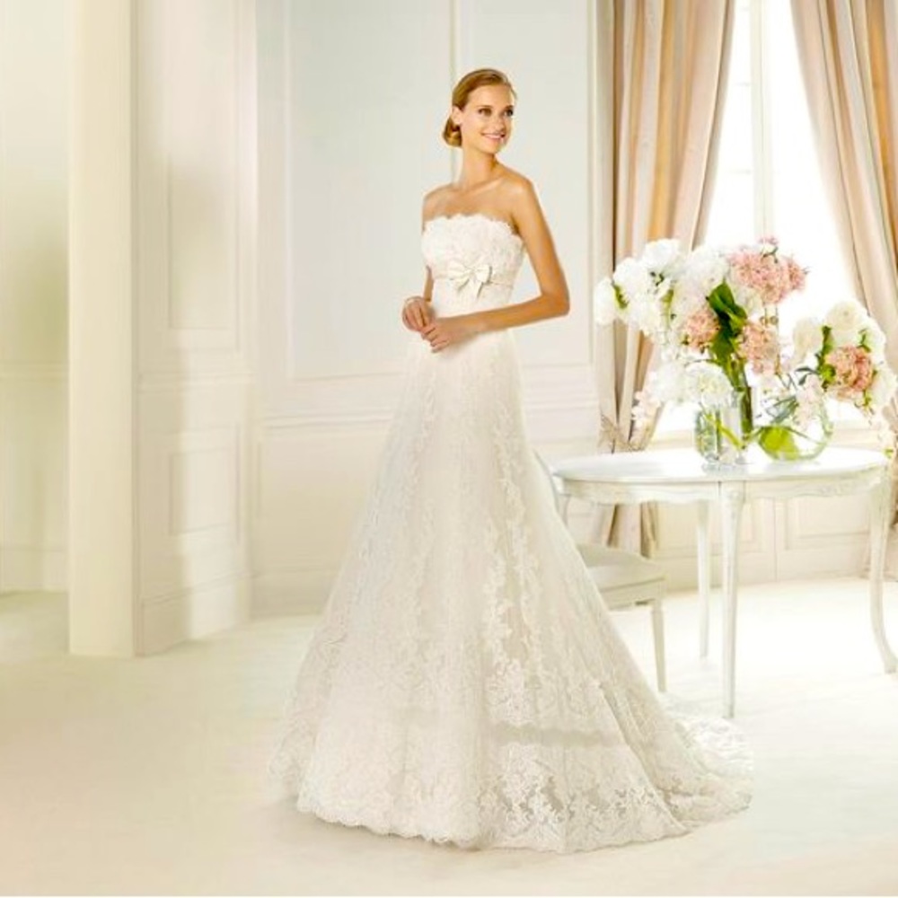 Pronovias GOMERA wedding dress, petite 04